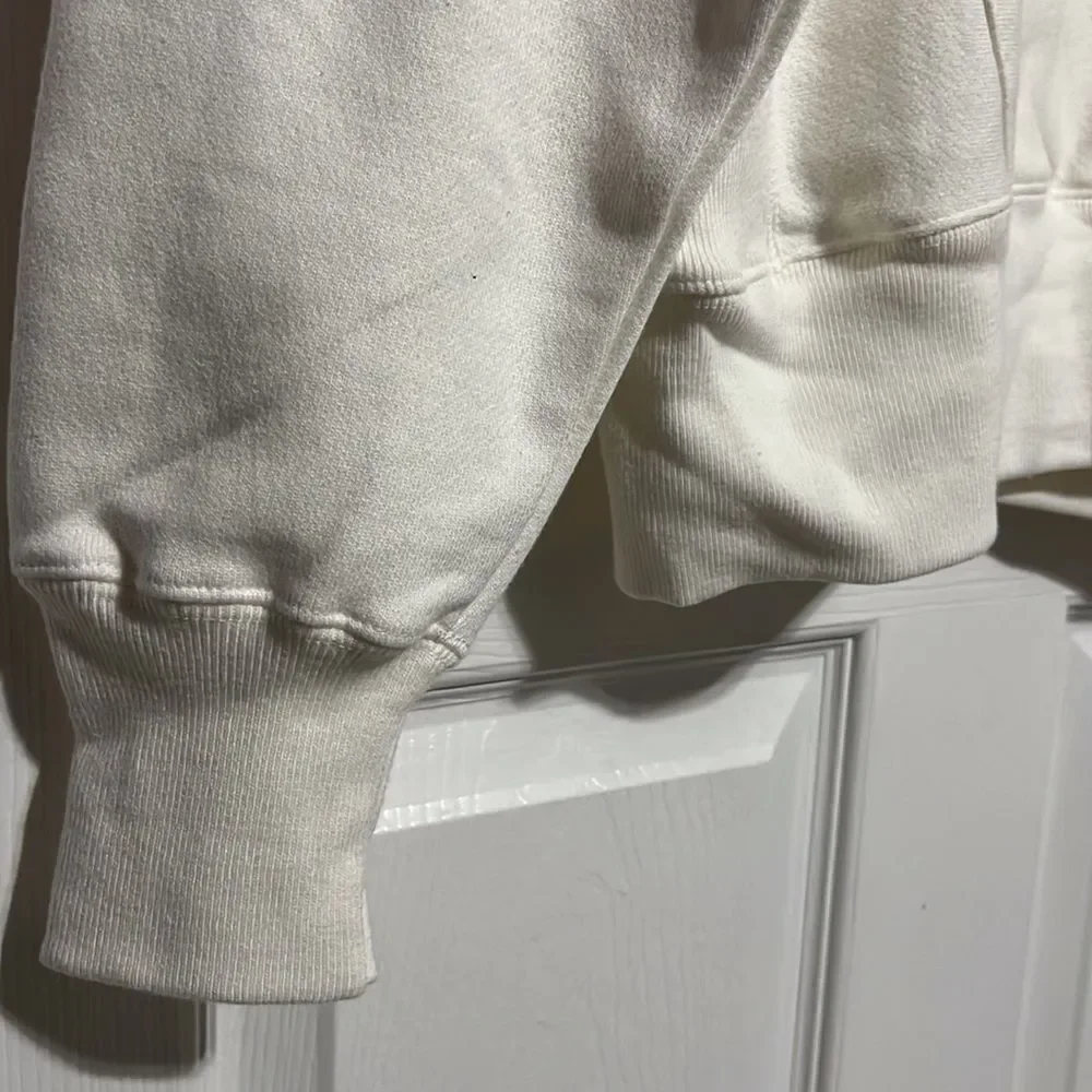 🔥🔥 NWT CHAMPION REVERSE WEAVE Blank HOODIE - Off-White - Men‎ Sz L - Brand NEW